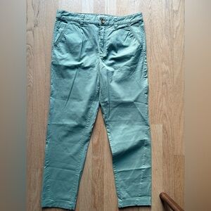 Anthropologie Sage Green Chinos